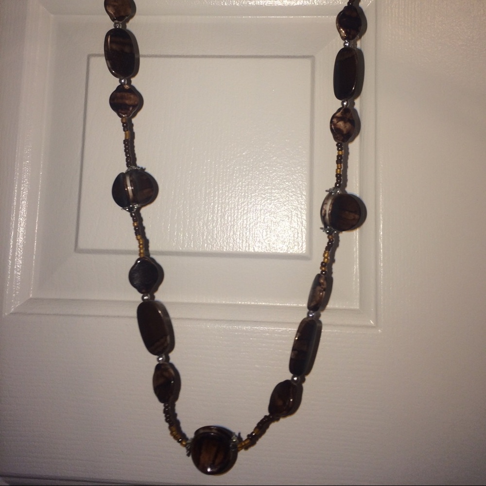 Brown Bead Necklace